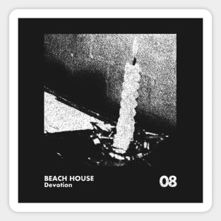 Beach House / Devotion / Minimalist Graphic Artwork Design Magnet